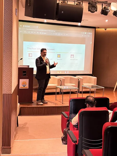 An education-slot speaker at GrowthConnect Edition 1