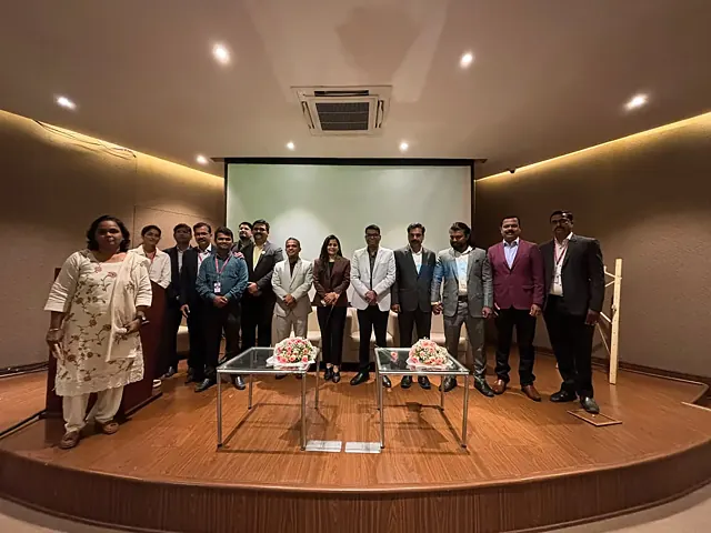 Guests and speakers on stage